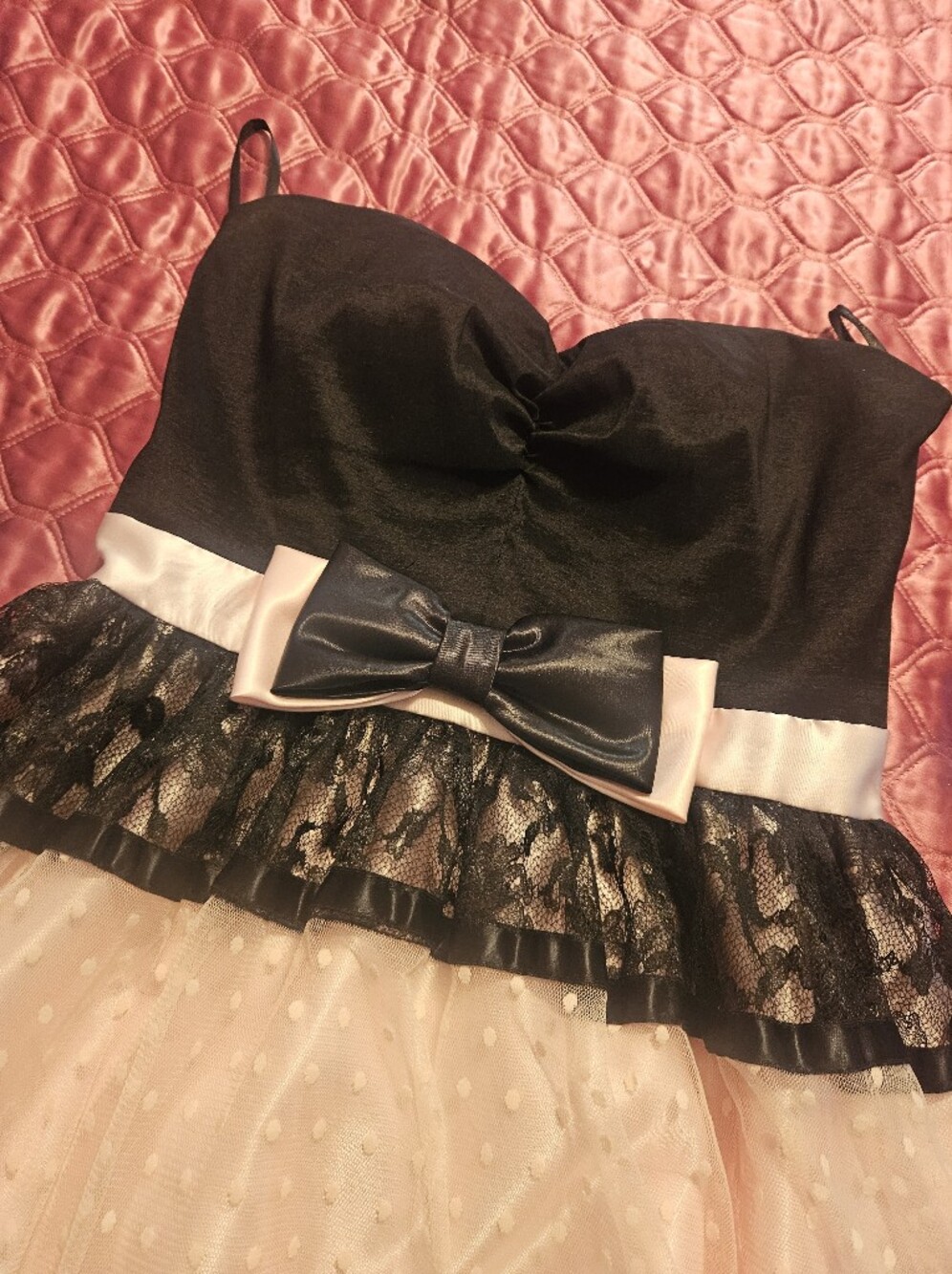 Vintage Polka dot Jessica McClintock Dress - Picture 3 of 4